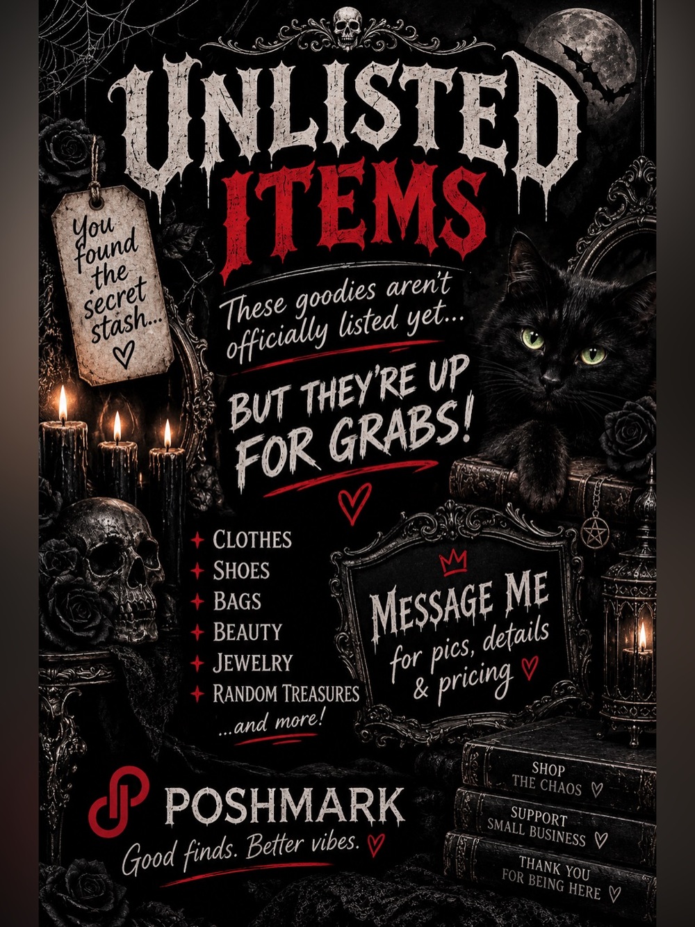 🐈⬛Unlisted Items Flyer🌙